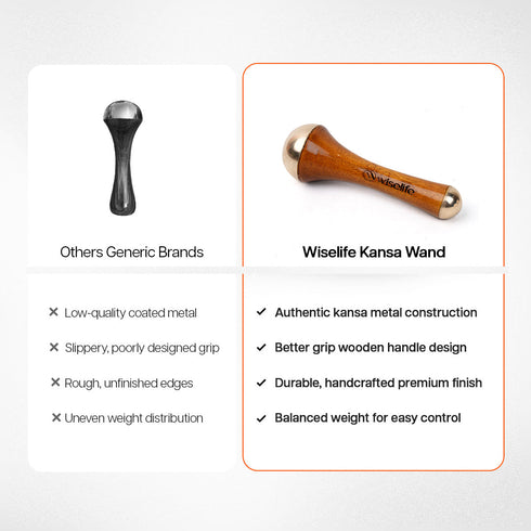 Wiselife Kansa Wand Massager for faceBody & Foot