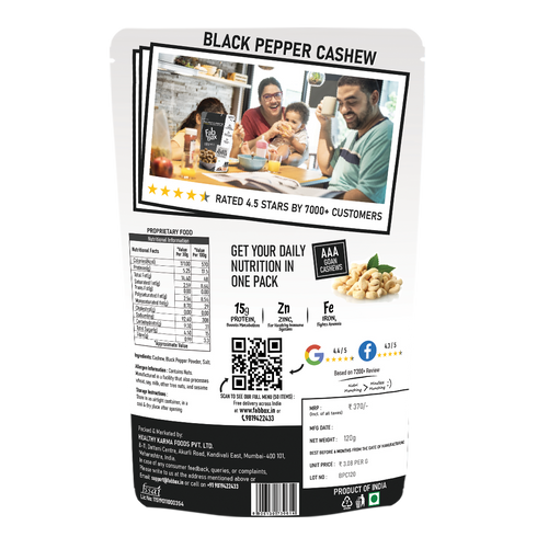 Fabbox Black Pepper Cashews