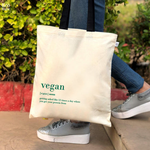 Ecoright SIMPLE TOTE BAG - VEGAN- NATURAL