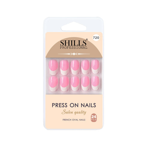 Shills Professional Press On Nail Arts Oval(SPN708-SPN720)
