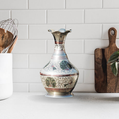 Brass Home And Garden Flower Pot 0.63Kg