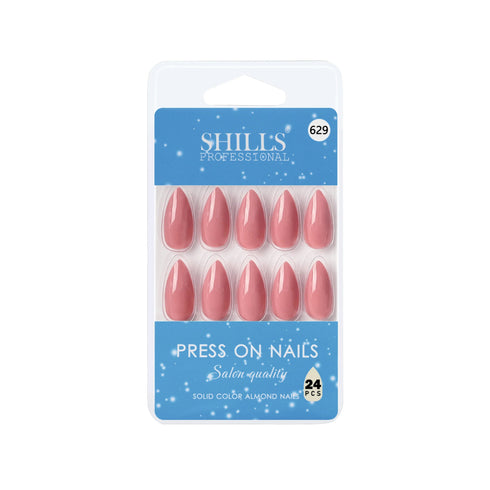 Shills Professional Glossy Solid Color Nails Sharp Almond(SPN605-SPN630)