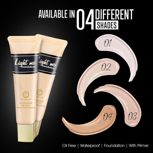 Colors Queen Light Me Oil Free Waterproof Foundation | 50 ML