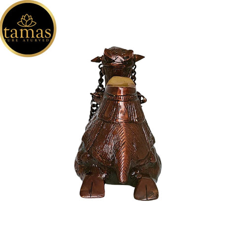 Tamas Brass MohanJodero Elegant Brown Finish Sitting Camel Sculpture (Brown)