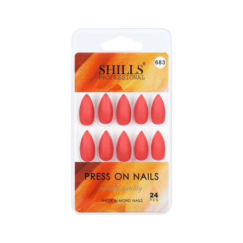 Shills Professional Matte Solid Color Nails Square(SPN677-SPN686)