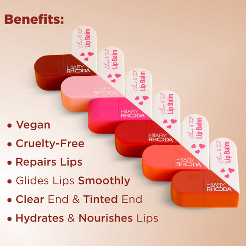 Hilary Rhoda Clear & Tint Lip Balm(Set of 6)