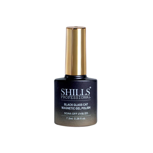 Shills Professional Black Glass Cat Magnetic Gel Polish