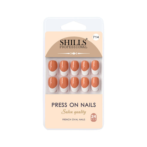 Shills Professional Press On Nail Arts Oval(SPN708-SPN720)