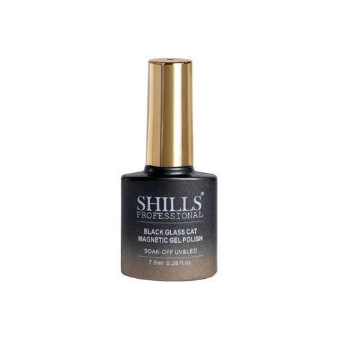 Shills Professional Black Glass Cat Magnetic Gel Polish