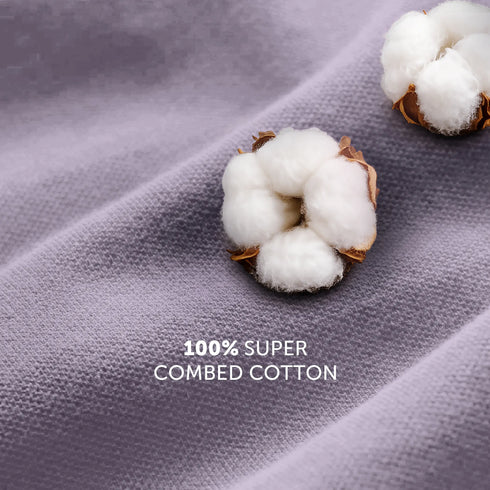 XYXX Nova Combed Cotton Polo T-shirts Misty Lilac