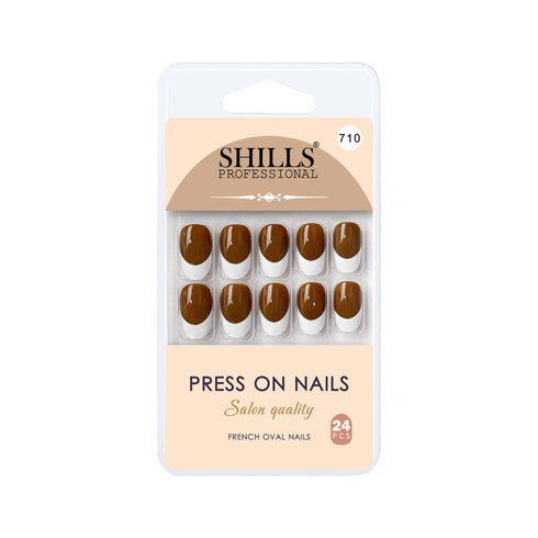 Shills Professional Press On Nail Arts Oval(SPN708-SPN720)