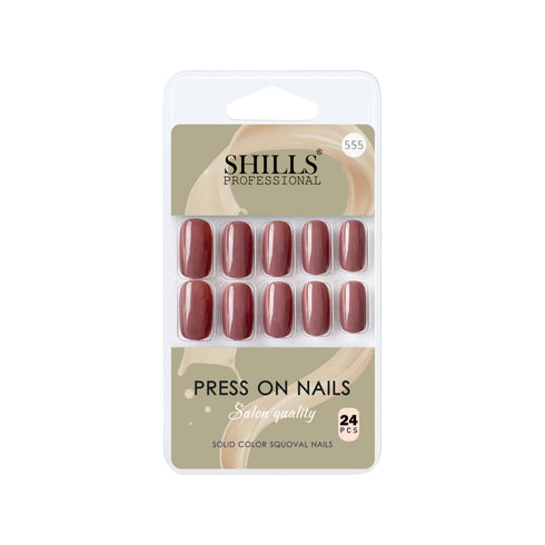Shills Professional Glossy Solid Color Nails Square(SPN553-SPN578)