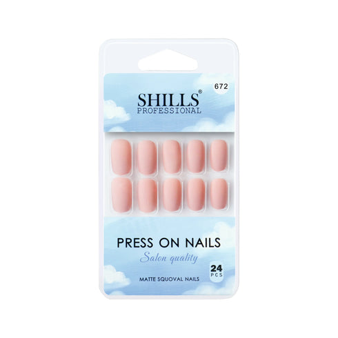 Shills Professional Matte Solid Color Nails Square(SPN667-SPN676)