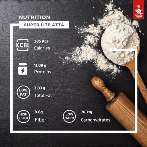 Nutty Yogi Gluten Free Superlite Flour 800g Pack of 2
