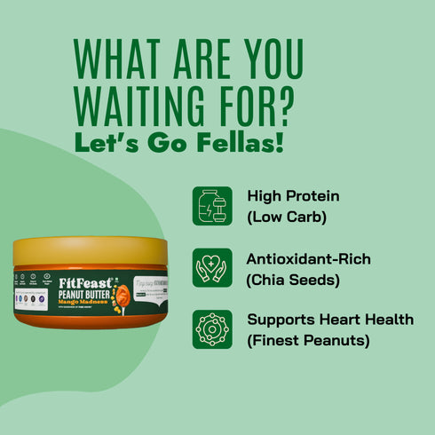 Fitfeast Mango Madness Peanut Butter 150g