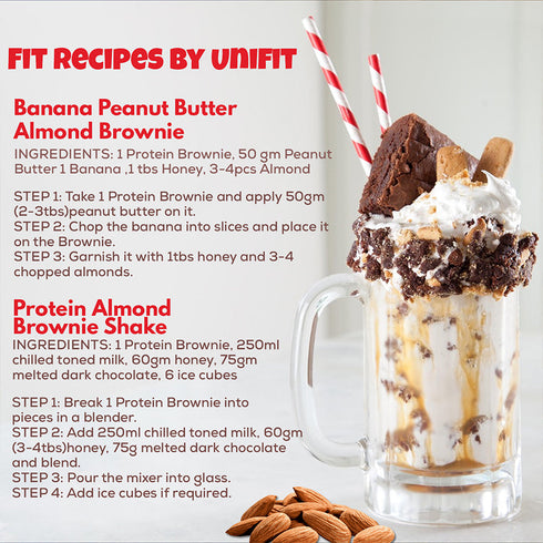 UNIFIT Whey Protein Almond Brownie