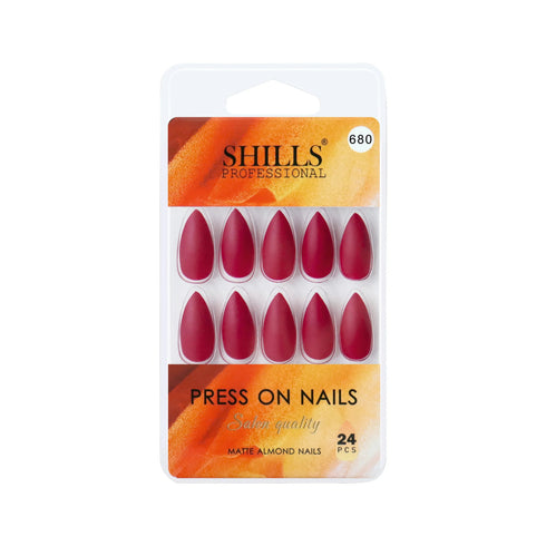Shills Professional Matte Solid Color Nails Square(SPN677-SPN686)