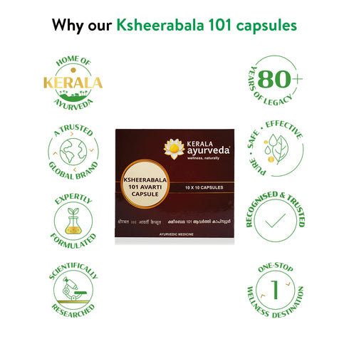 Kerala Ayurveda Ksheerabala 101 Avarti