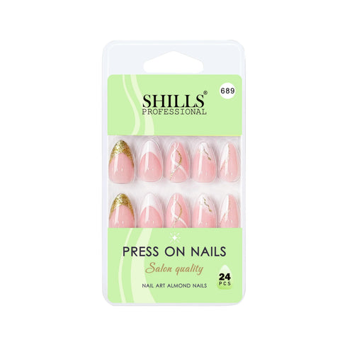 Shills Professional Nail Art Nails Short Almond(SPN687-SPN690)