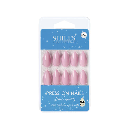 Shills Professional Glossy Solid Color Nails Sharp Almond(SPN631-SPN656)