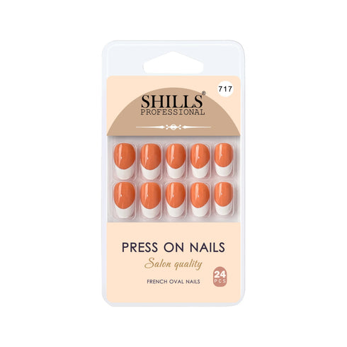 Shills Professional Press On Nail Arts Oval(SPN708-SPN720)