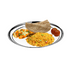 Vinod Stainless Steel Rajbhog Plate Set of 6 28.5 cm Lunch and Dinner Plate Highest Quality Stainless Steel Mirror Finish Rust Free