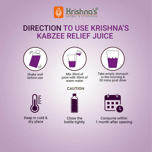 Krishna'S Herbal & Ayurveda Kabzee Relief Tonic