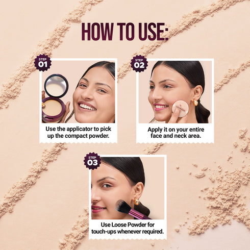 Hilary Rhoda The Setting Duo Compact & Loose Powder