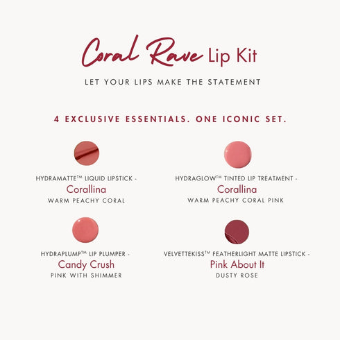 HYUE Coral Rave Lip Kit