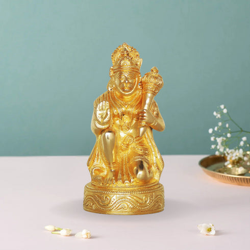 Brass Hanuman Ji Statue 1.22Kg