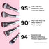 Praush 5 basic Face + Eye Brush Set combo