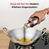 Vinod Stainless Steel Oil Pot 500 ml Crafted from Highest Grade Steel with Anti Drip Spout Rust Free Body and Dishwasher Safe Care