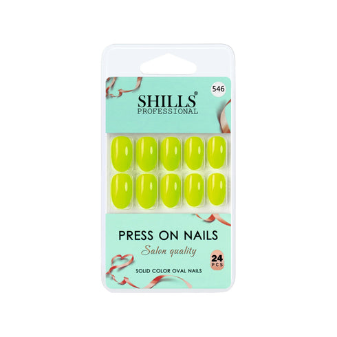 Shills Professional Glossy Solid Color Nails Oval(SPN527-SPN552)