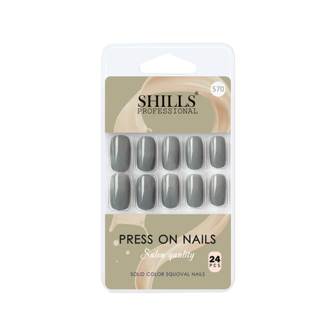 Shills Professional Glossy Solid Color Nails Square(SPN553-SPN578)