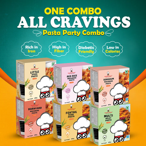 Healthy Master Healthy Pasta Combo Millet Based