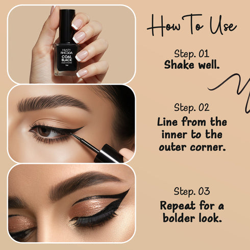 Hilary Rhoda Coal Black Eyeliner