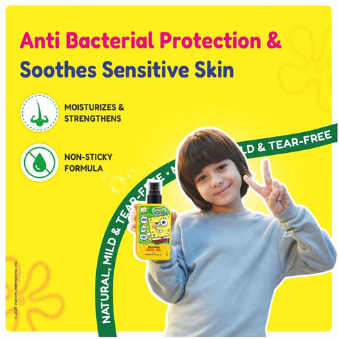 Kt Kids Personal Care Kit For Boys 3 Years Shampoo Hair Oil Mosquito Repellent