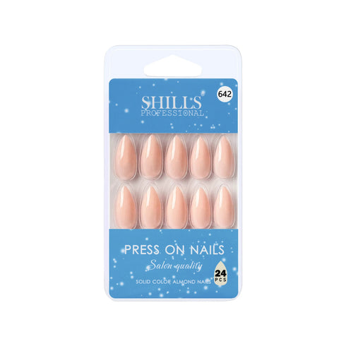 Shills Professional Glossy Solid Color Nails Sharp Almond(SPN631-SPN656)