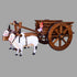 Handcrafted Teak Wood Bullock Cart Teapoy