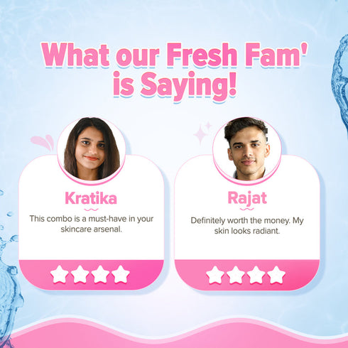 Aqualogica Radiance+ Plump and Protect Combo