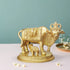 Brass Cow With Calf Statue 0.88Kg