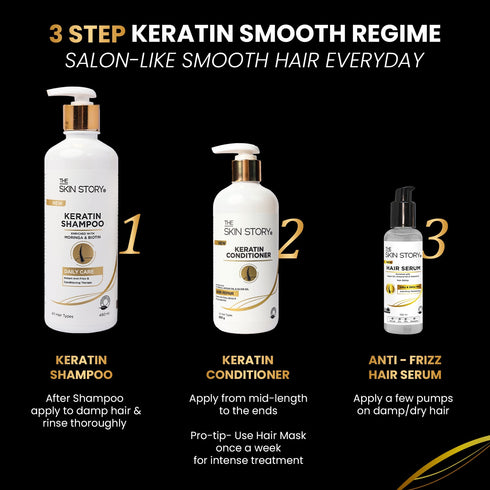 The Skin Story Keratin Care Trio for Oily Scalp