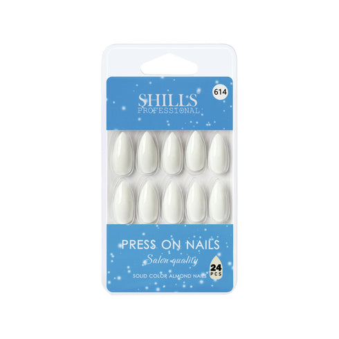 Shills Professional Glossy Solid Color Nails Sharp Almond(SPN605-SPN630)