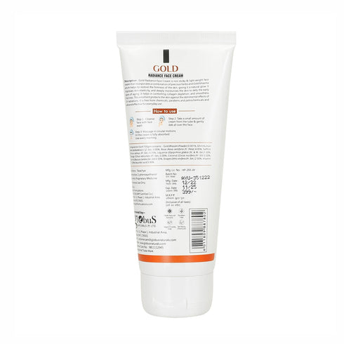 Globus Naturals Gold Radiance Anti Ageing & Brightening Face Cream s
