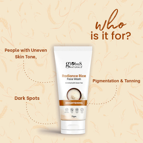 Globus Naturals Radiance Rice Face Wash