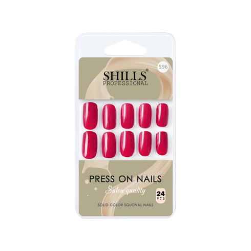 Shills Professional Glossy Solid Color Nails Square(SPN579-SPN604)