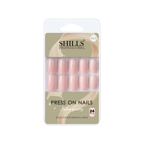 Shills Professional Glossy Solid Color Nails Square(SPN579-SPN604)