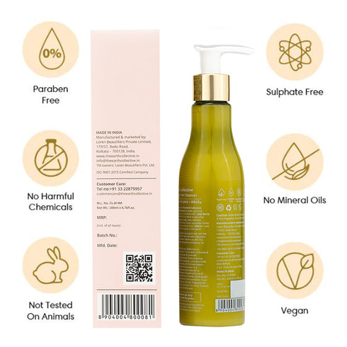 Theearthcollective in Nourishing Hair Cleanser Shampoo Goji Berry Brahmi & Alfalfa