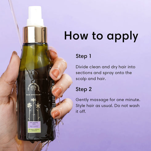 Theearthcollective in Hair Vitalizing Spray For Breakage Prone Hair Bhringraj Hibiscus & Mandarin