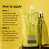 Theearthcollective in Dry & Damaged Hair Cleanser Shampoo 500ml Refill Pack Honey Centella and Mandarin